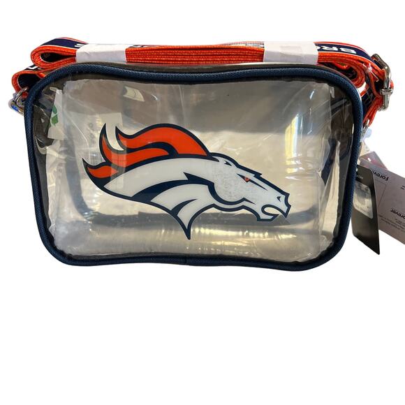 NFL Purse Denver Broncos Clear Stadium Crossbody Bag FOCO NEW Football Concerts - Picture 3 of 5